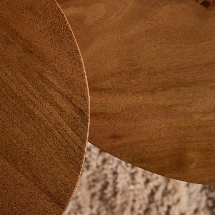 Salontafel Rond Solana | Naturel 80cm
