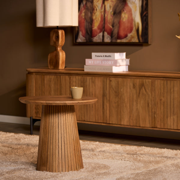 Salontafel Solana Rond | Naturel 50cm