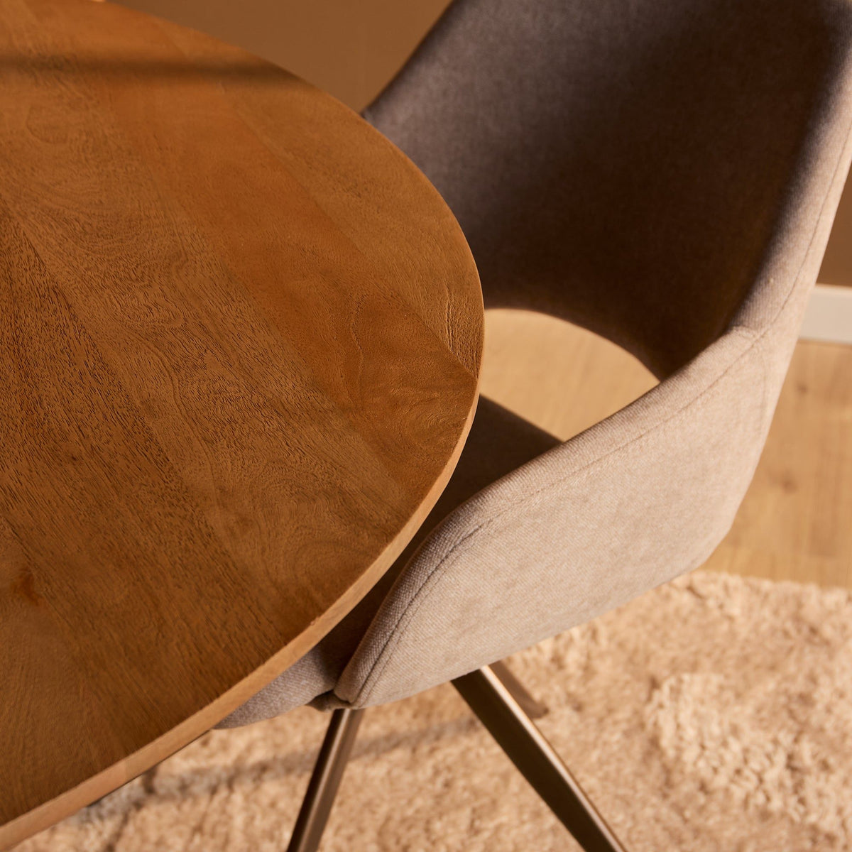 Eettafel Solana Rond | Naturel