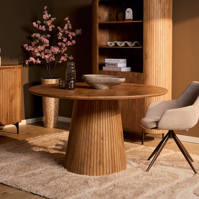 Eettafel Solana Naturel - Ø130cm | Rond