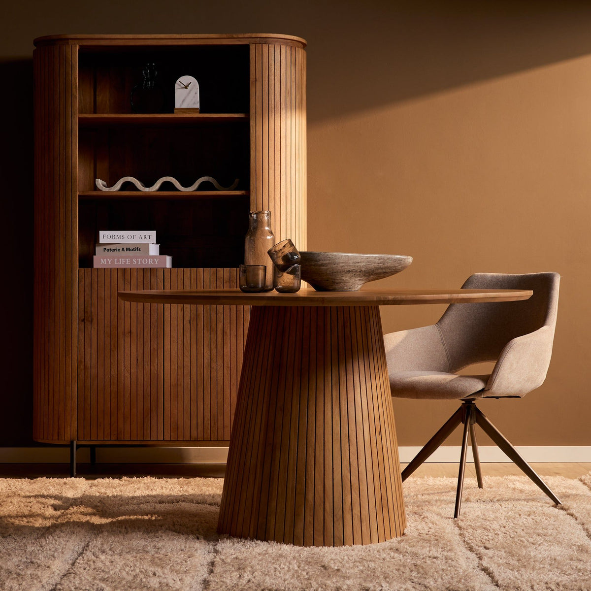 Eettafel Solana Rond | Naturel