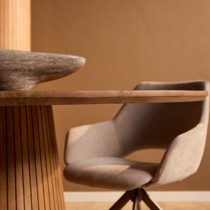 Eettafel Solana Lichtbruin - 210cm | Ovaal