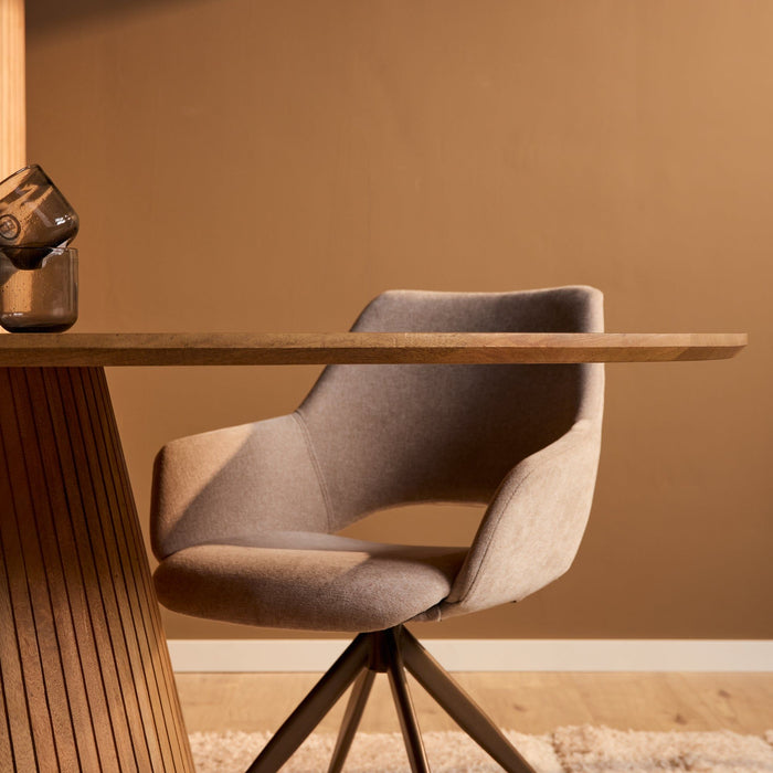 Eettafel Solana Lichtbruin - 240cm | Ovaal