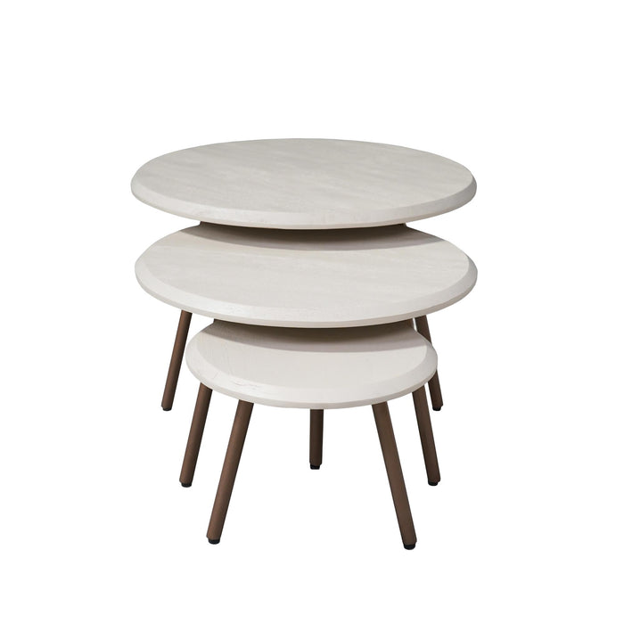 Salontafel Ohio Rond | Zand 70cm