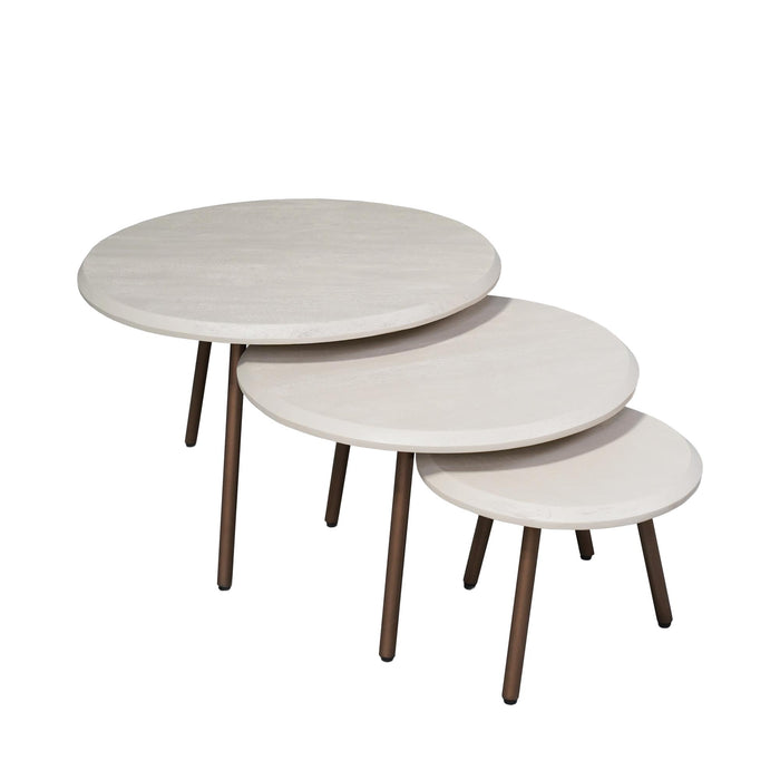 Salontafel Ohio Rond | Zand 70cm
