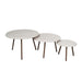 Salontafel Ohio Rond | Zand 70cm