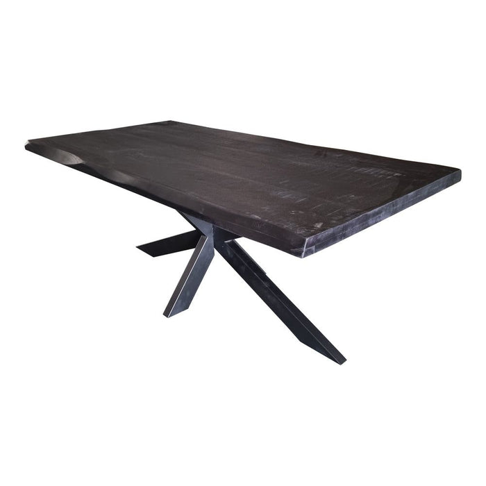 Eettafel Boston Black - 160cm | Recht