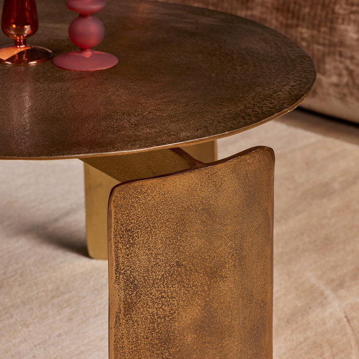 Salontafel Darwin Rond | Goud 60cm