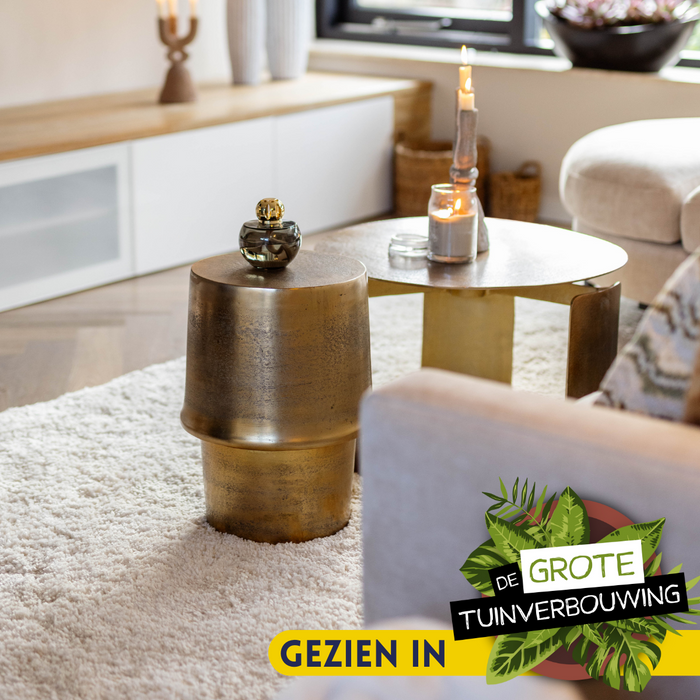 Salontafel Darwin Rond | Goud 60cm