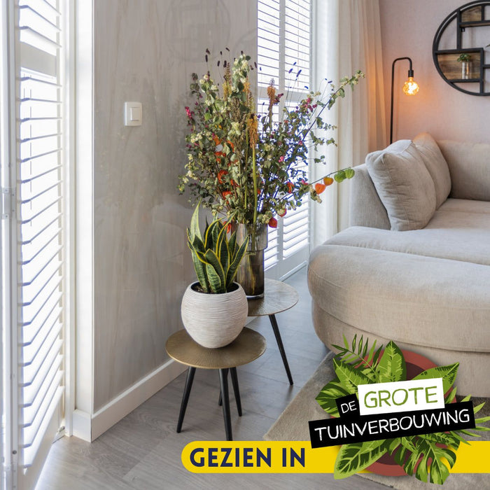 Bijzettafel Ryas Set Van 3 | Gold Ø49/41/33cm
