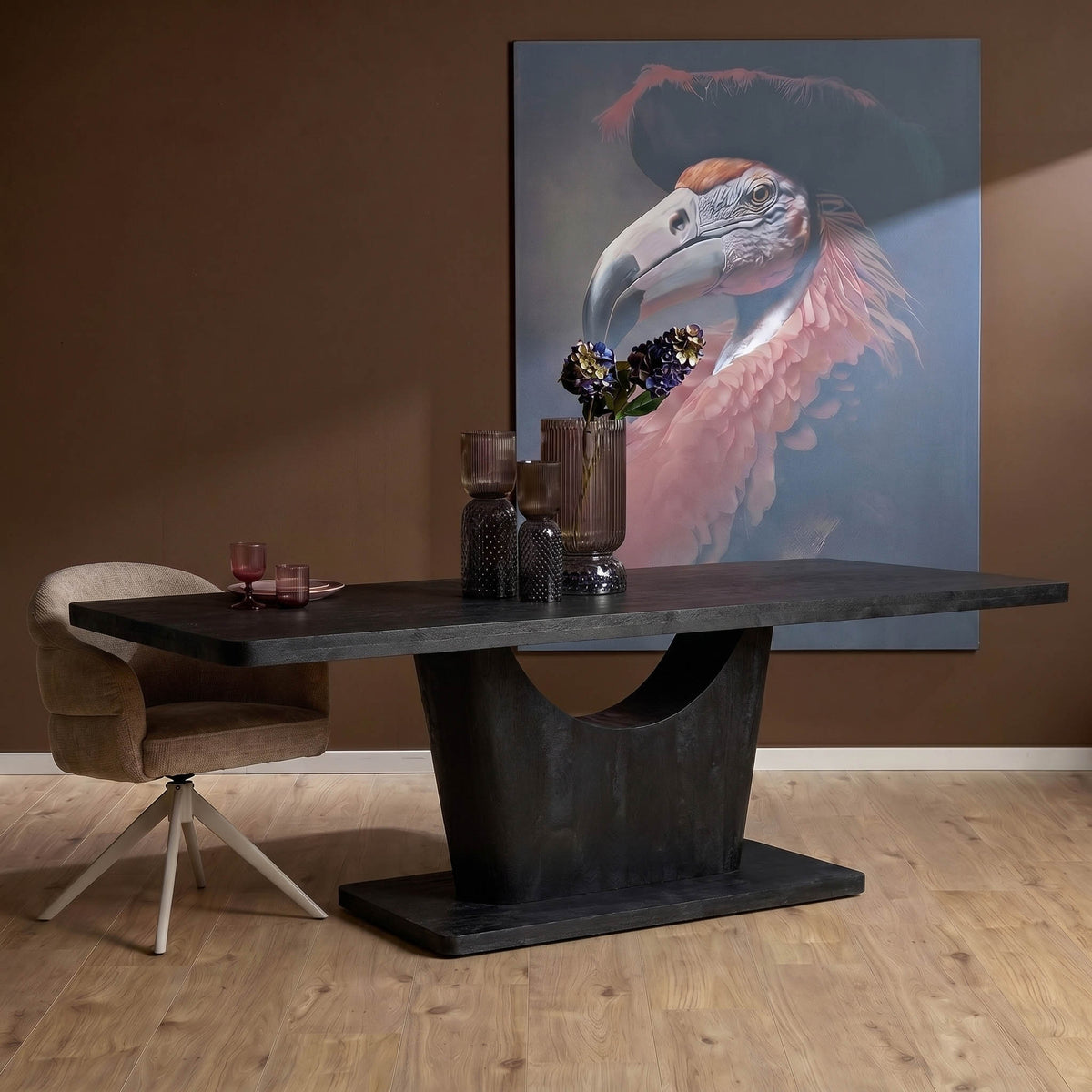 Eettafel Voco Rechthoekig | Zwart