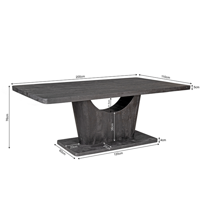 Eettafel Voco Rechthoekig | Bruin
