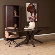 Ovale Eettafel Milo Deens ovaal | Bruin