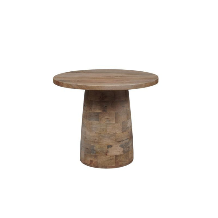 Bijzettafel Timo | Lichtbruin Ø60cm