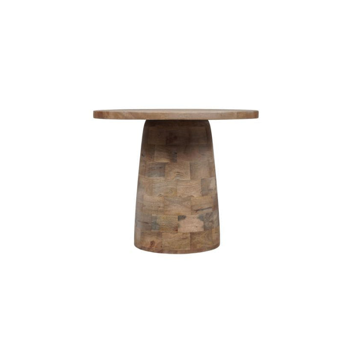 Bijzettafel Timo | Lichtbruin Ø60cm