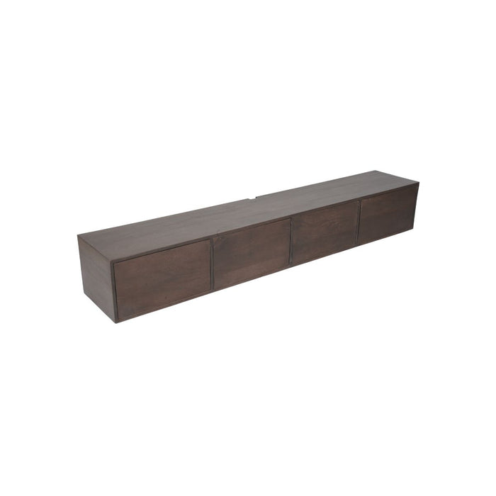 Zwevend TV-Meubel Vision | Walnoot 240cm