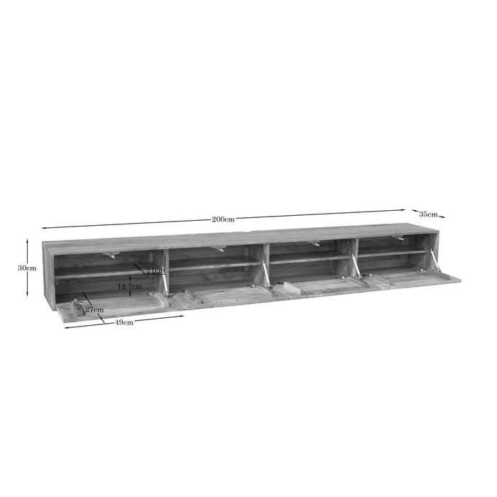 Zwevend TV-Meubel Vision | 200cm