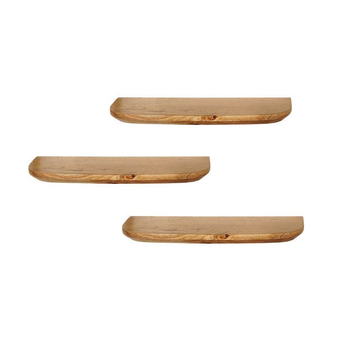 Wandplank Gusta - Naturel 60cm | Set van 3