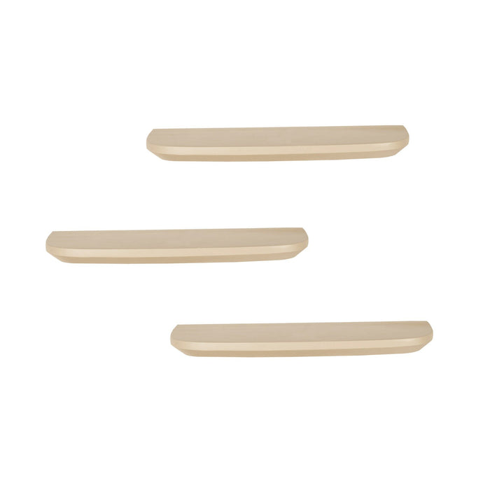 Wandplank Gusta - Sand 60cm | Set van 3