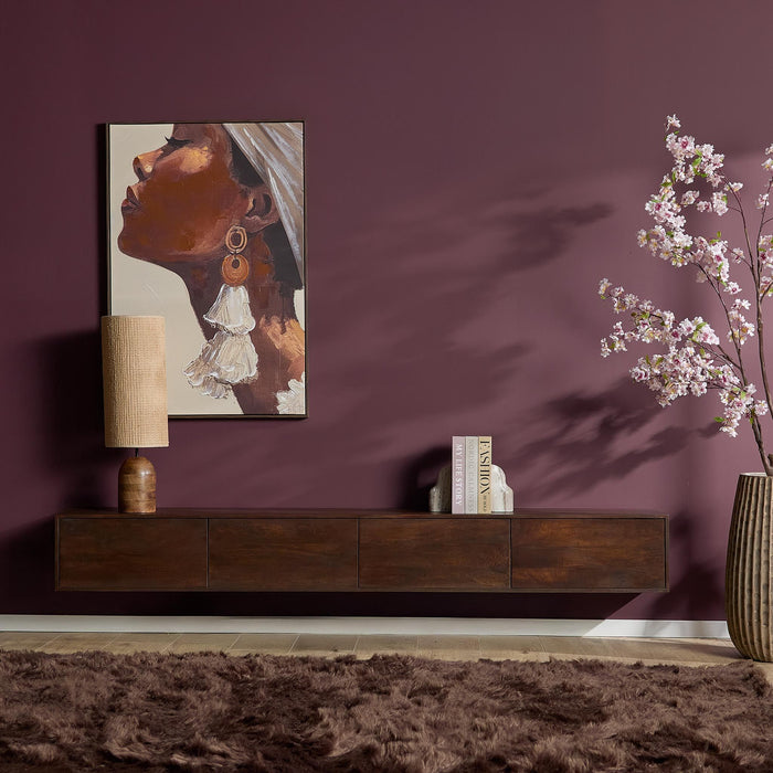 Zwevend TV-Meubel Vision | Brown 240cm