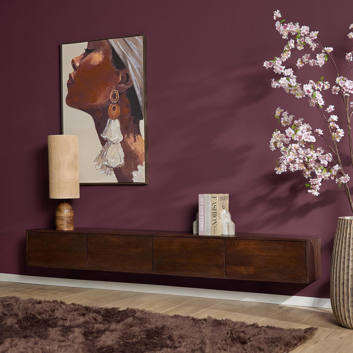 Zwevend TV-Meubel Vision | Brown 240cm