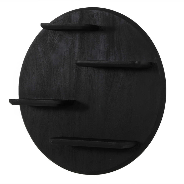 Wandrek Lena Rond | Zwart 75cm