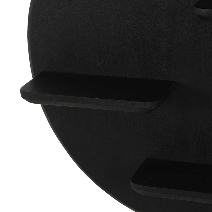 Wandrek Lena Rond | Zwart 75cm