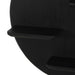 Wandrek Lena Rond | Zwart 75cm