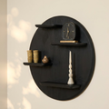 Wandrek Lena Rond | Zwart 75cm