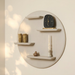 Wandrek Lena Rond | Zand 75cm