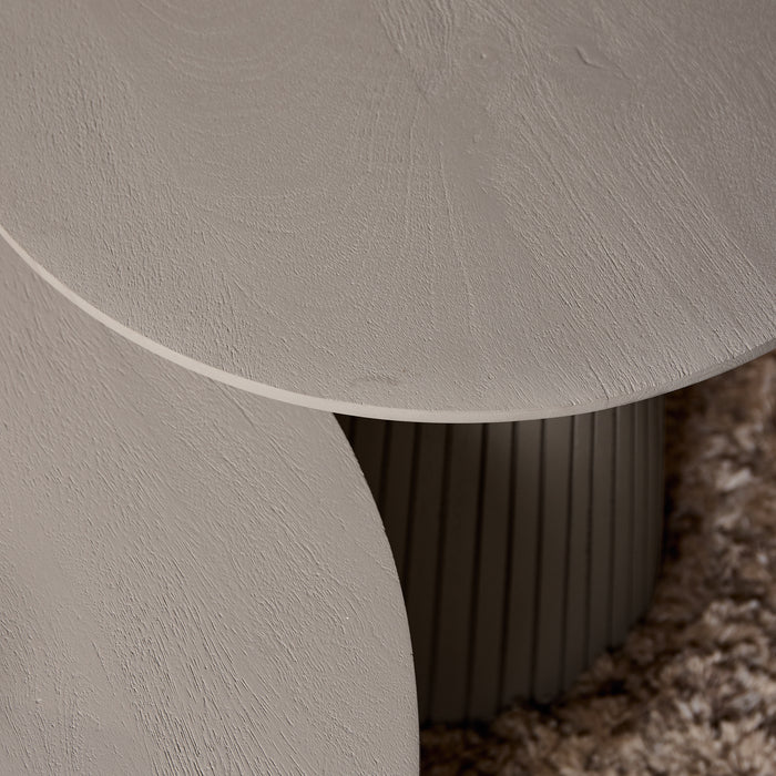 Salontafel Solana Rond | Taupe 80cm