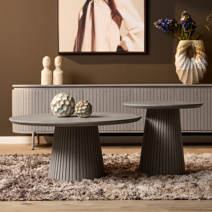 Salontafel Solana Rond | Taupe 80cm