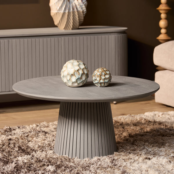 Salontafel Solana Rond | Taupe 80cm