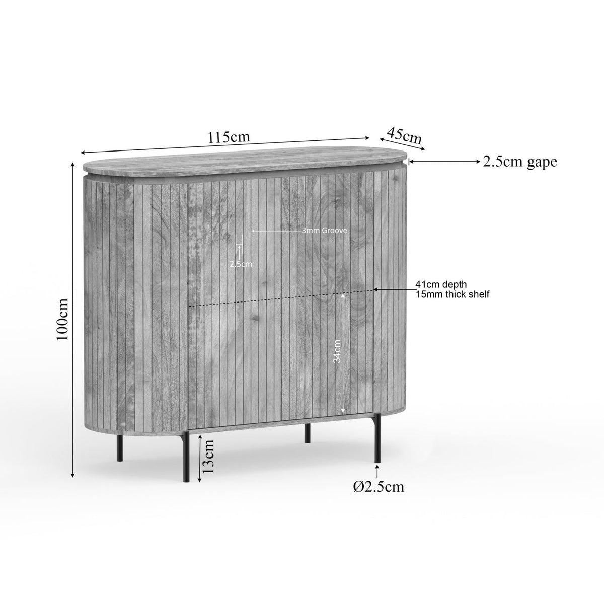 Dressoir Solana | Taupe