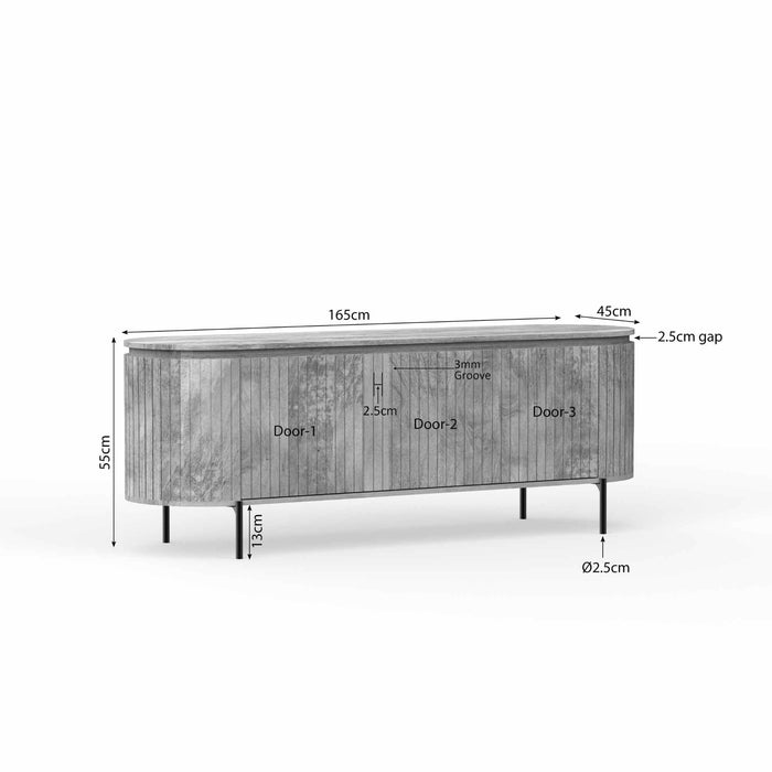 TV-Meubel Solana | Taupe 165cm