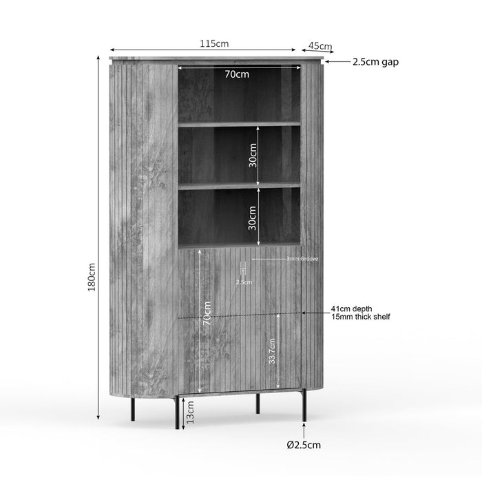 Wandkast Solana | Taupe 115cm