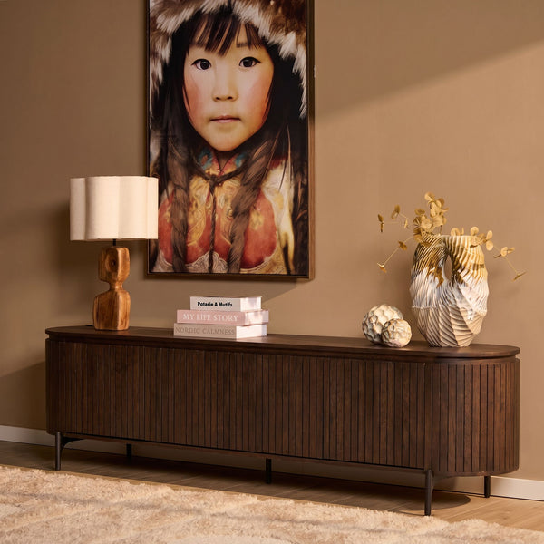 Tv meubel Solana | Bruin 210cm