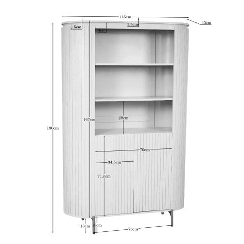 Wandkast Solana | Bruin 115cm