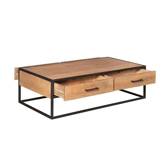 Salontafel Dakota Rechthoekig | Naturel 130cm