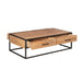 Salontafel Dakota Rechthoekig | Naturel 130cm