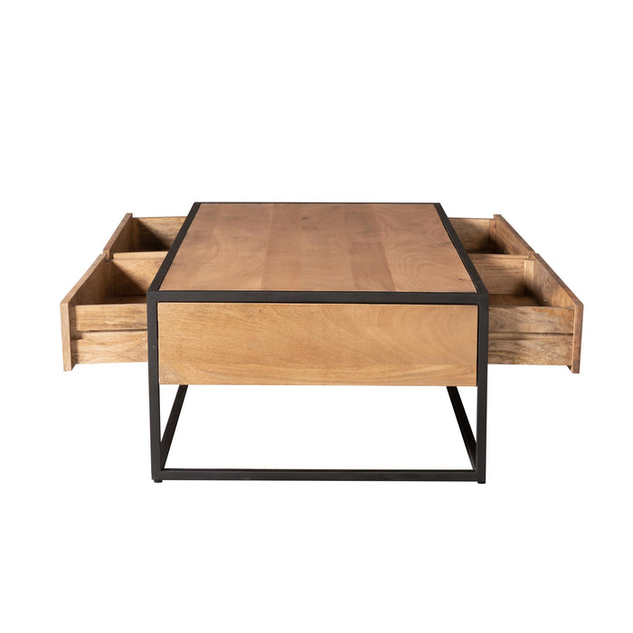 Salontafel Dakota Rechthoekig | Naturel 130cm