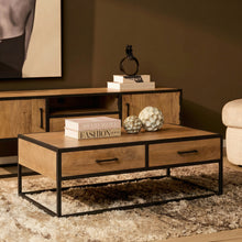 Salontafel Dakota Rechthoekig | Naturel 130cm