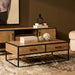 Salontafel Dakota Rechthoekig | Naturel 130cm