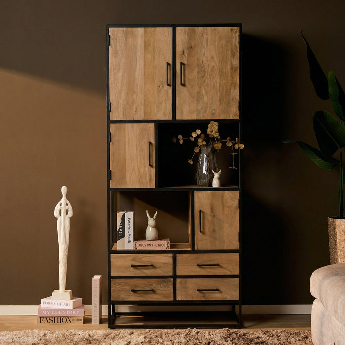 Vakkenkast Dakota | Naturel 90cm