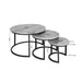 Salontafelset Dakota Rond | Naturel 70cm
