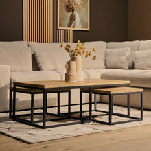 Salontafelset Dakota | Naturel 120cm