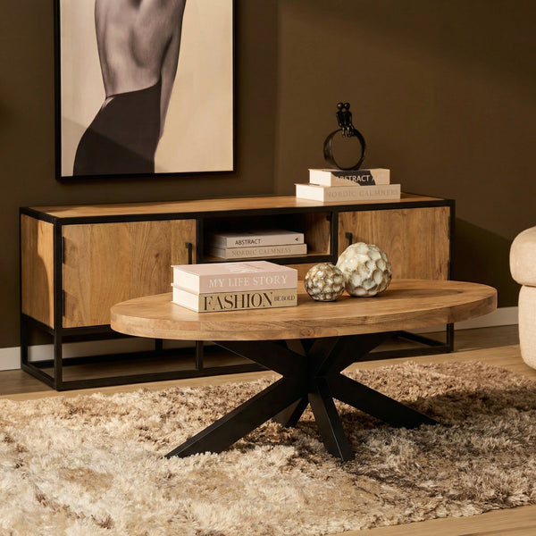 Salontafel Dakota | Naturel 130cm
