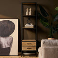 Boekenkast Dakota | Naturel 55cm