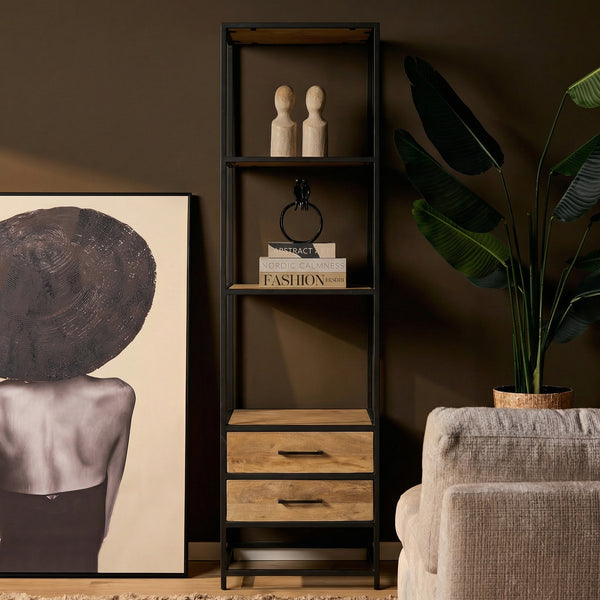 Boekenkast Dakota | Naturel 55cm