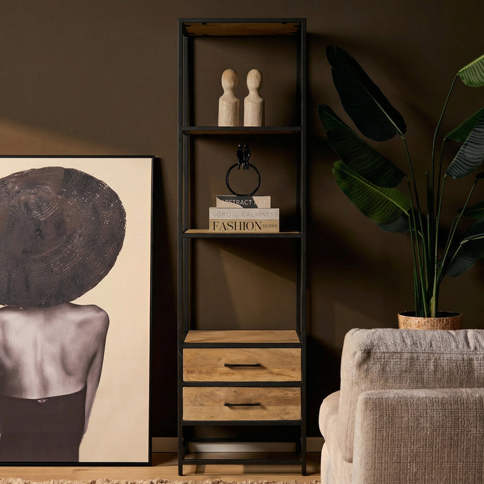 Boekenkast Dakota | Naturel 55cm